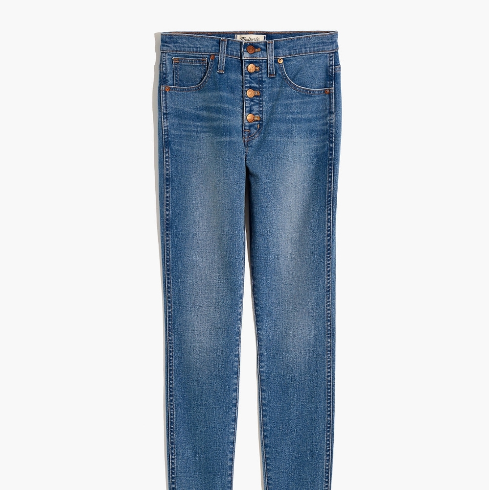 Madewell Petite 10" High-Rise Skinny Jeans